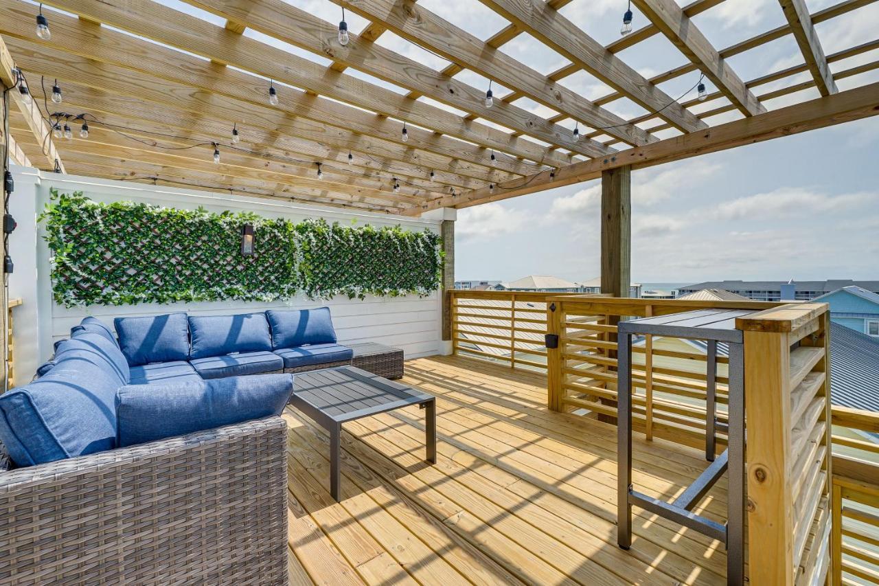 Carolina Beach Vacation Rental With Rooftop Terrace Exterior photo